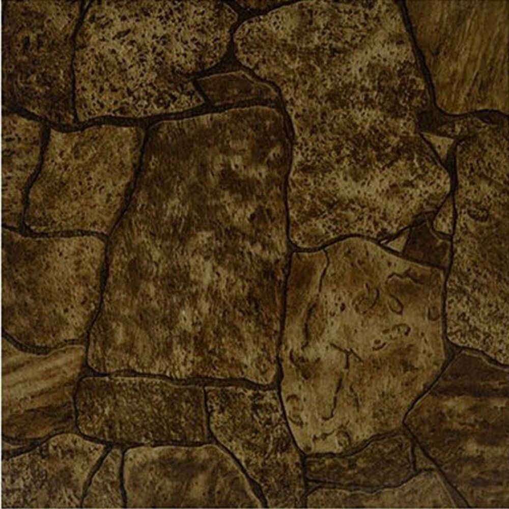 Home Dynamix Flooring: Dynamix Vinyl Tile: KD006 Brown: 1 Box 20 Square Feet